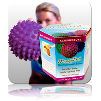 zz Massage Ball 10cm - Purple (Gift Box)