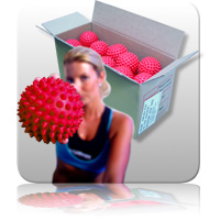 Bulk - Massage Ball - Red - 20pk